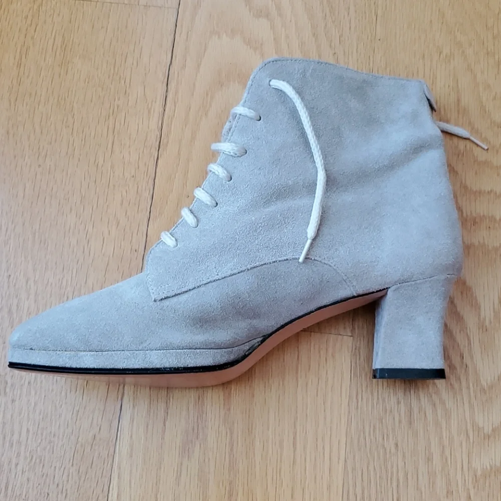 Suede Heeled Booties